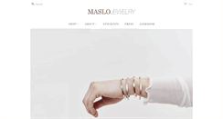 Desktop Screenshot of maslojewelry.com